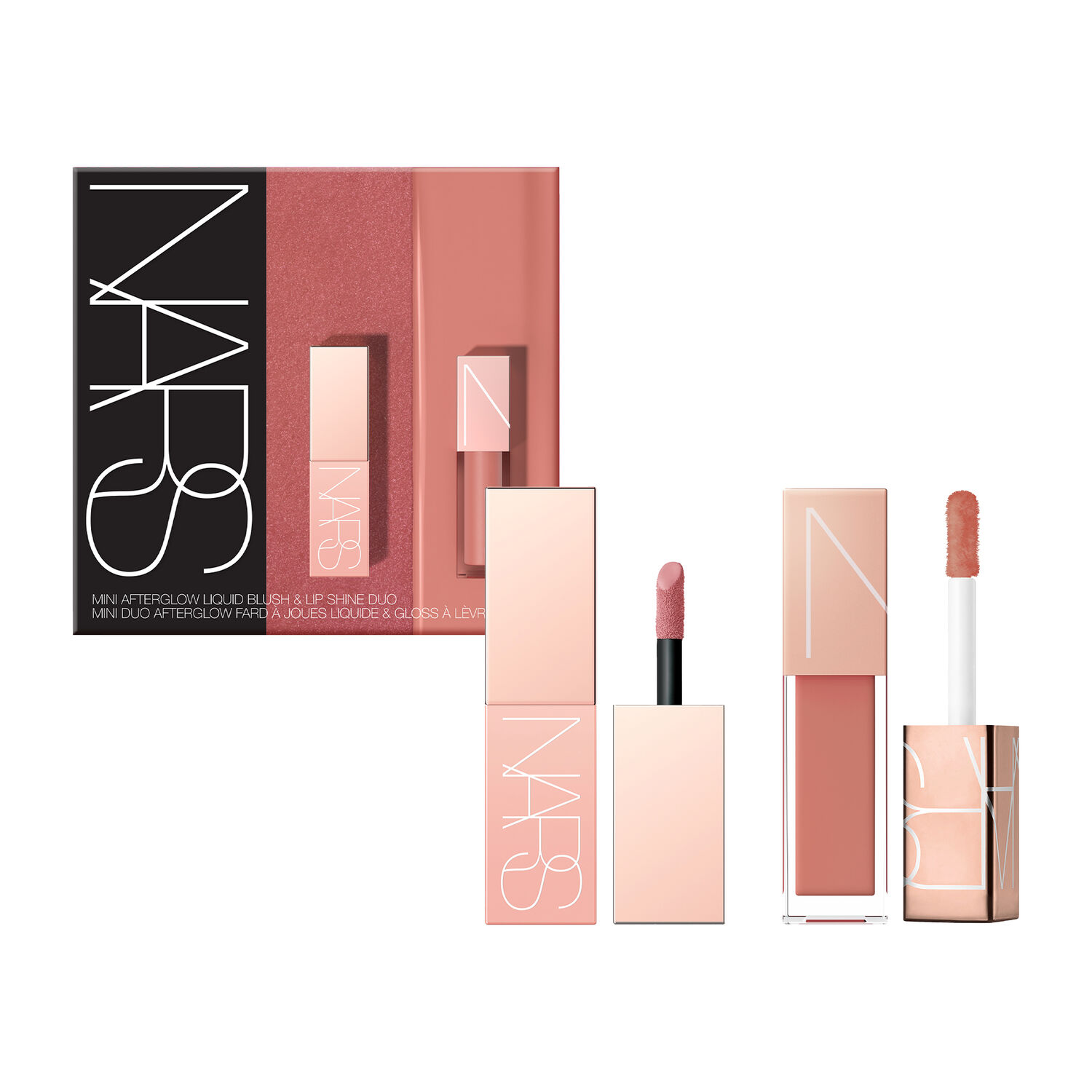 Mini Afterglow Liquid Blush & Lip Shine Duo - Dolce Vita & Chelsea Girls