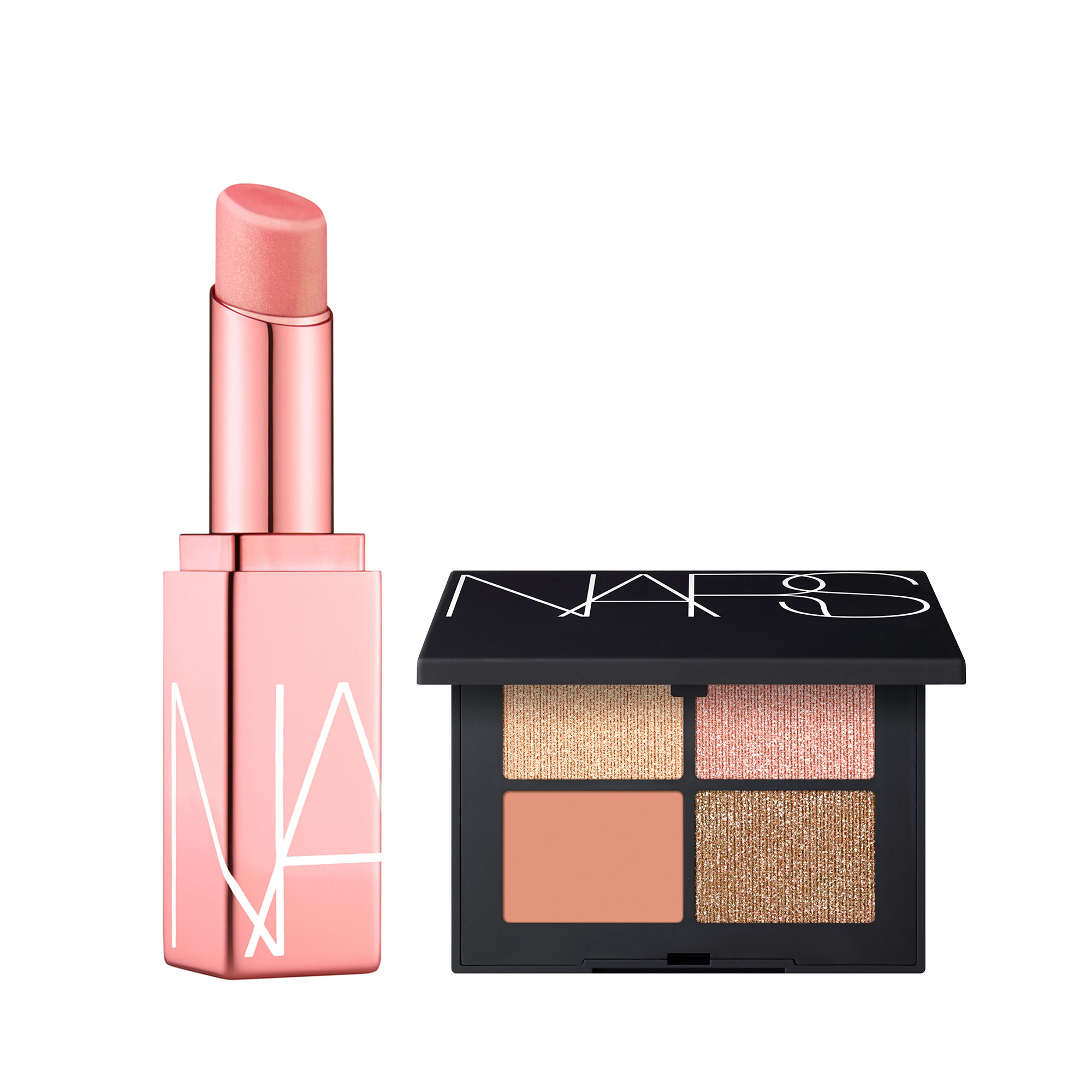 The Orgasm Afterglow Lip Balm and Quad Eyeshadow